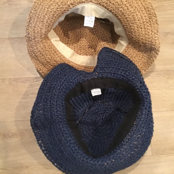 Women’s Foldable Straw Sun Hats With Bow - Picture 8 of 10